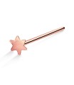 Star Silver Straight Nose Stud NSKA-98